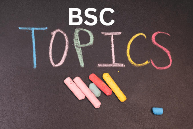BSC PROJECT TOPICS FOR STUDENTS
